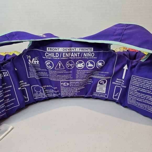 Speedo Splash Jammer Raindow Infant Peddle Jumper Swimming Beach Life Vest - Picture 2 of 7